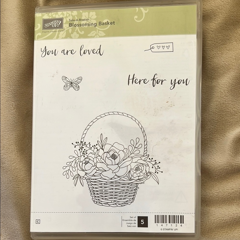 Stampin' Up! Blossoming Basket Stamp Set